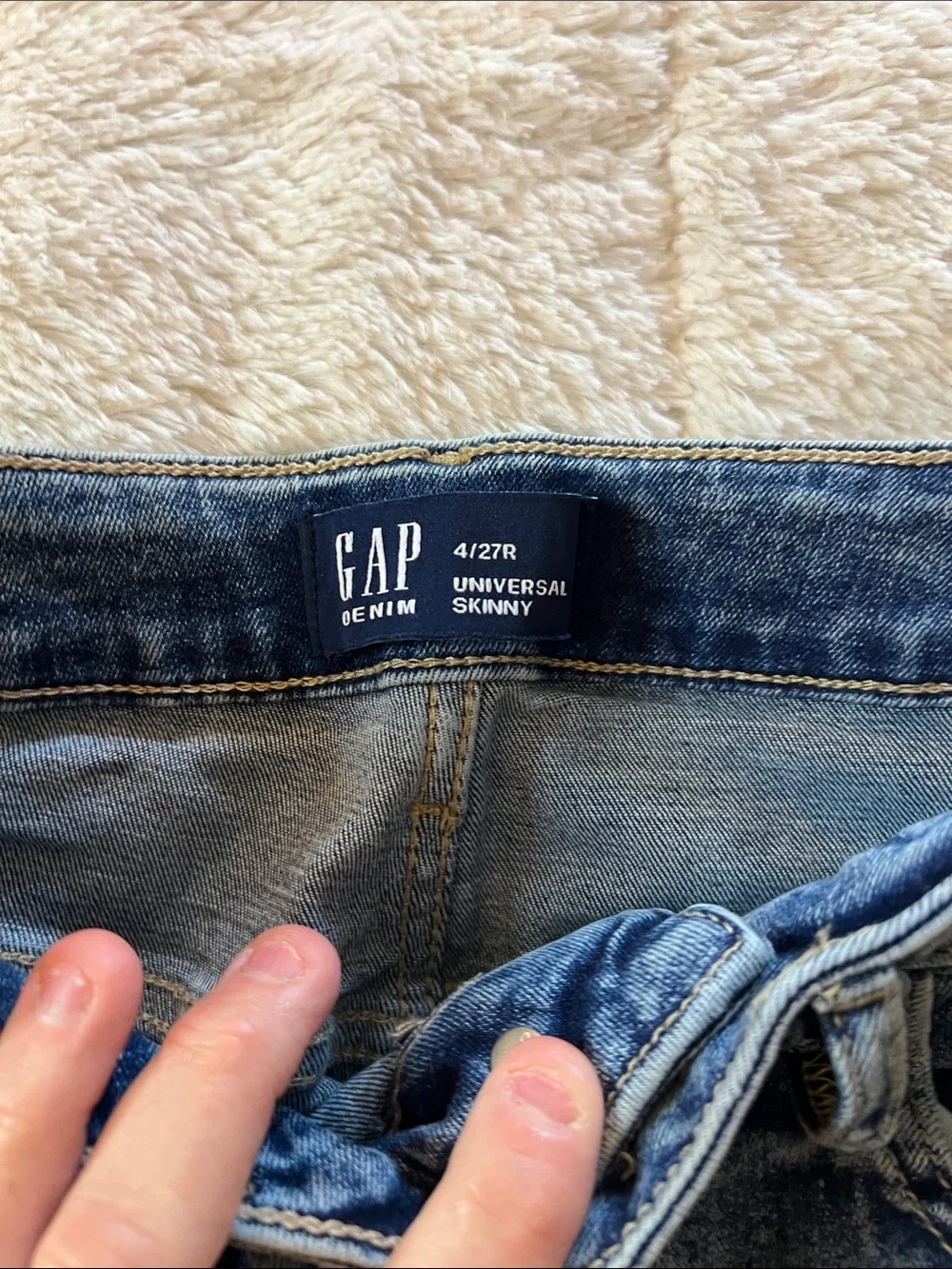 GAP Medium Dark Blue Skinny Jeans